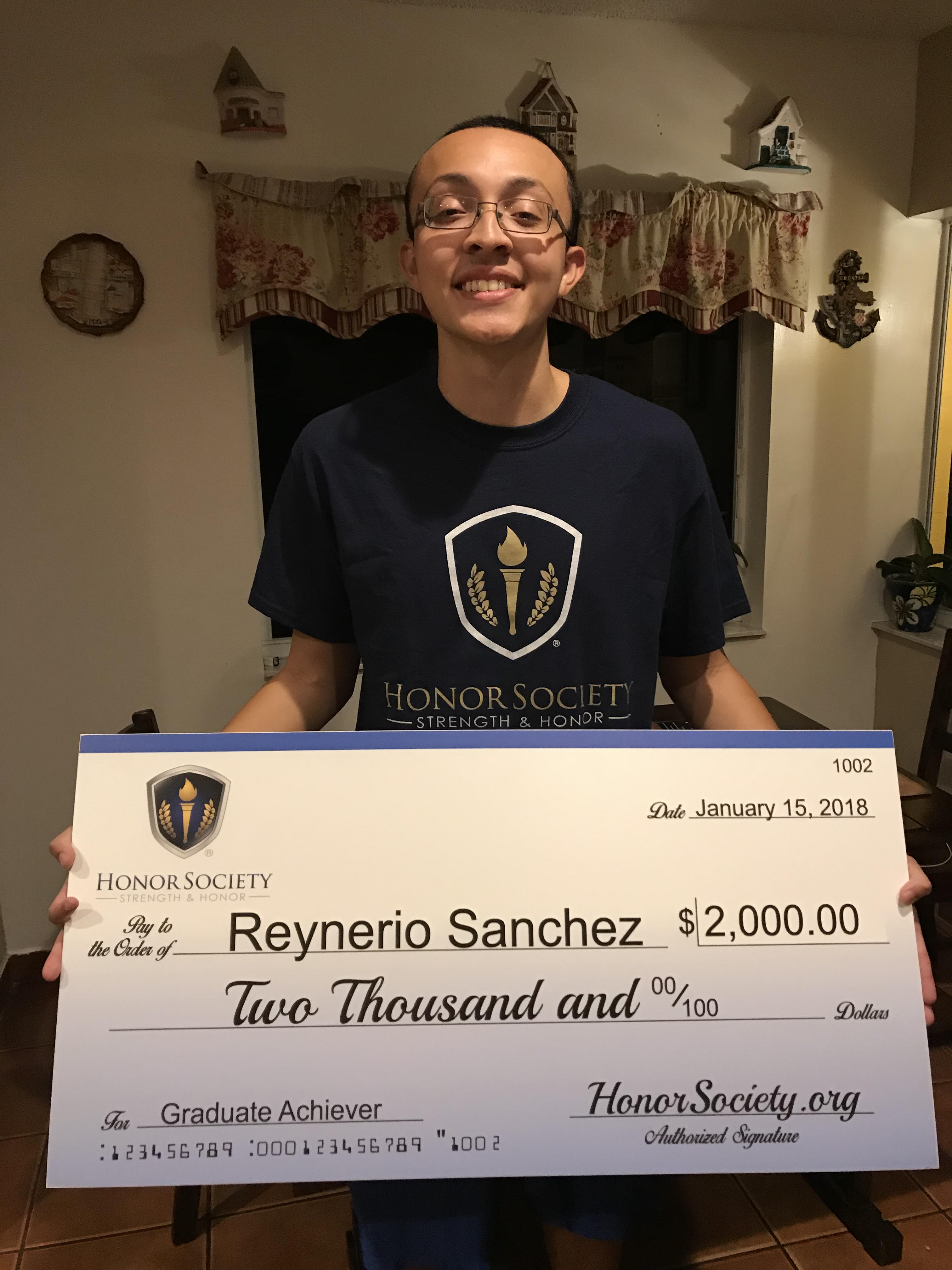 Reynerio Sanchez Honor Society Official Honor Society® Website