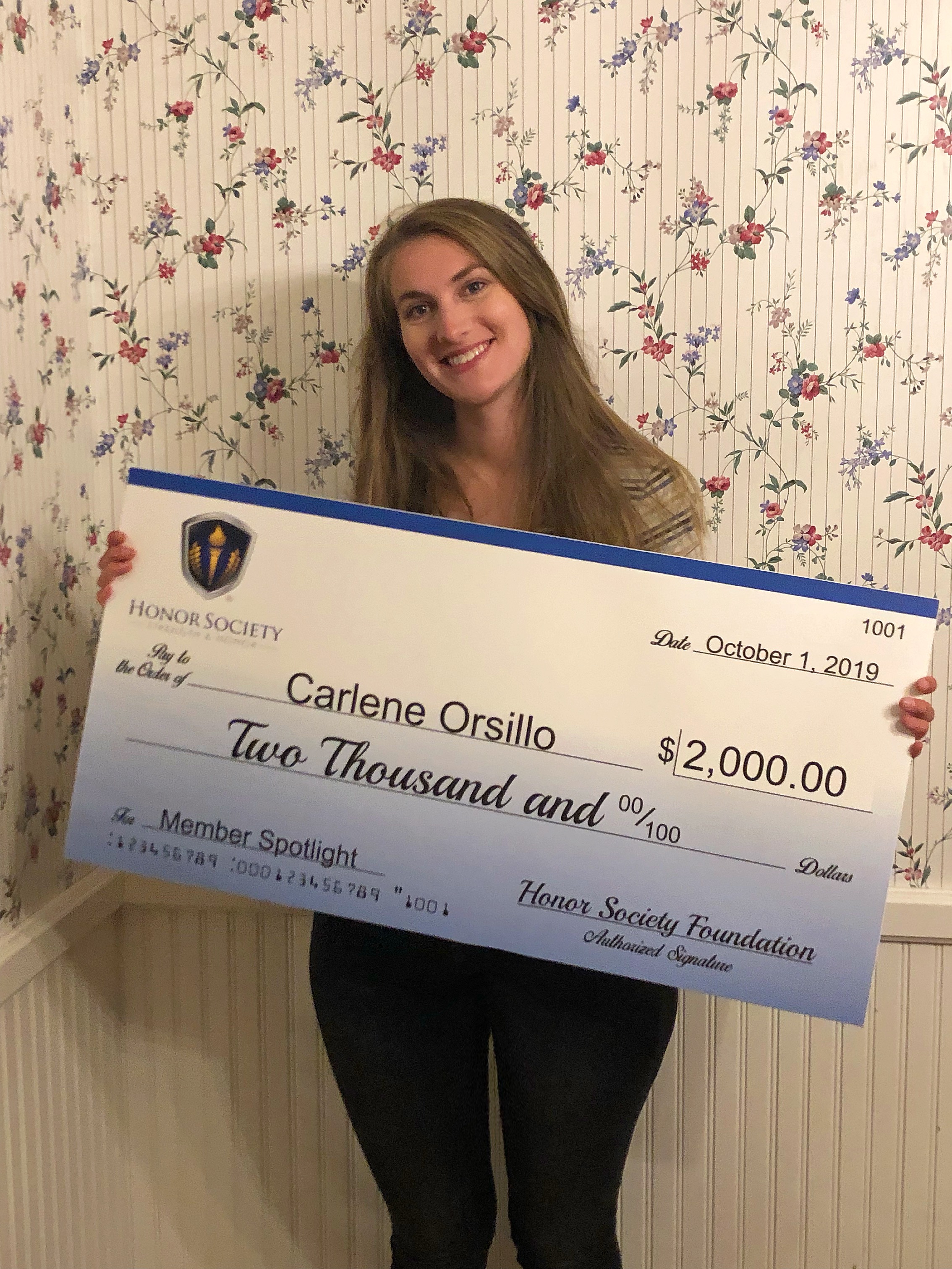 Carlene Orsillo Honor Society Official Honor Society® Website