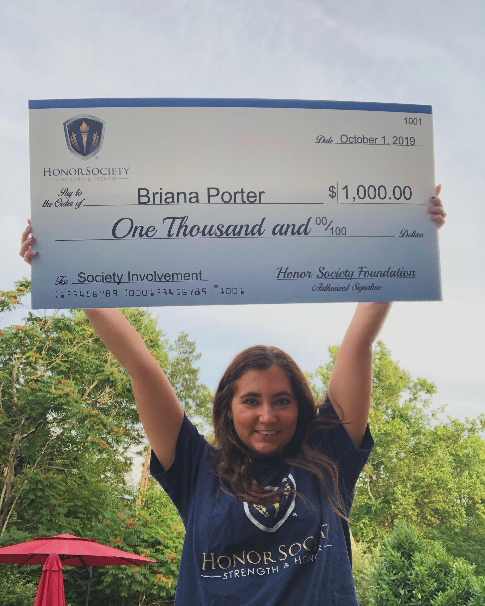 Briana Porter Honor Society Official Honor Society® Website