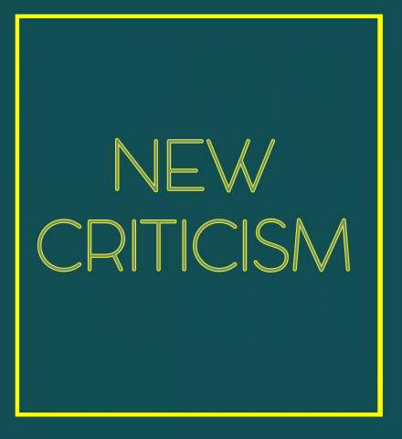 Critical Essay Advice: New Criticism