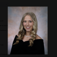 Ella Kate Morrow — Honor Society member
